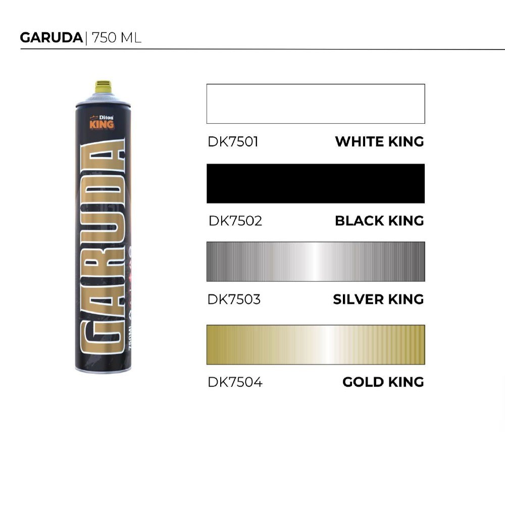 

Cat Semprot DITON KING 750ML | All Color