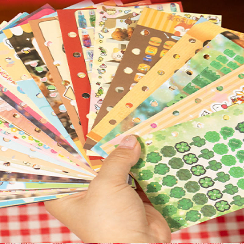 

1Style 60Pcs/bag Cute Guca Loose-leaf Sticker Book Creative DIY Handbook Material Decorative Phone Case Scrapbook Guca Plate