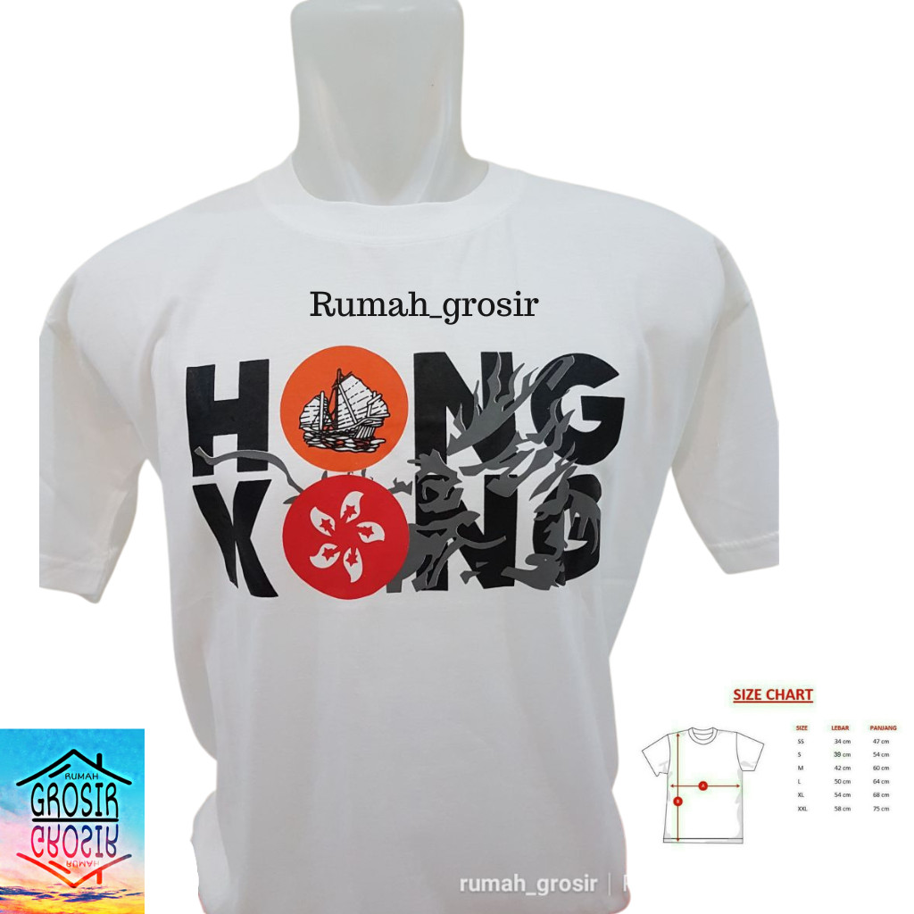 Kaos Hongkong Souvenir Hongkong Oleh Oleh Hongkong