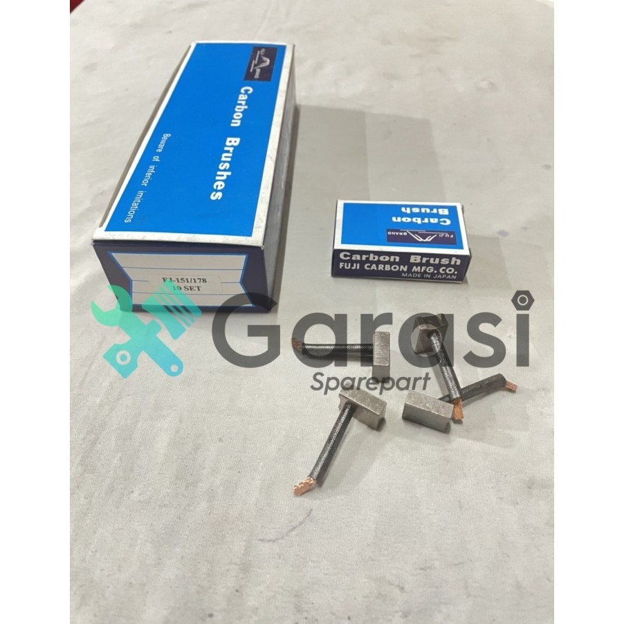 Kul Dinamo Starter Carbon Brush Mitsubishi Canter Ps135 Ragasa Fuji Japan ORI