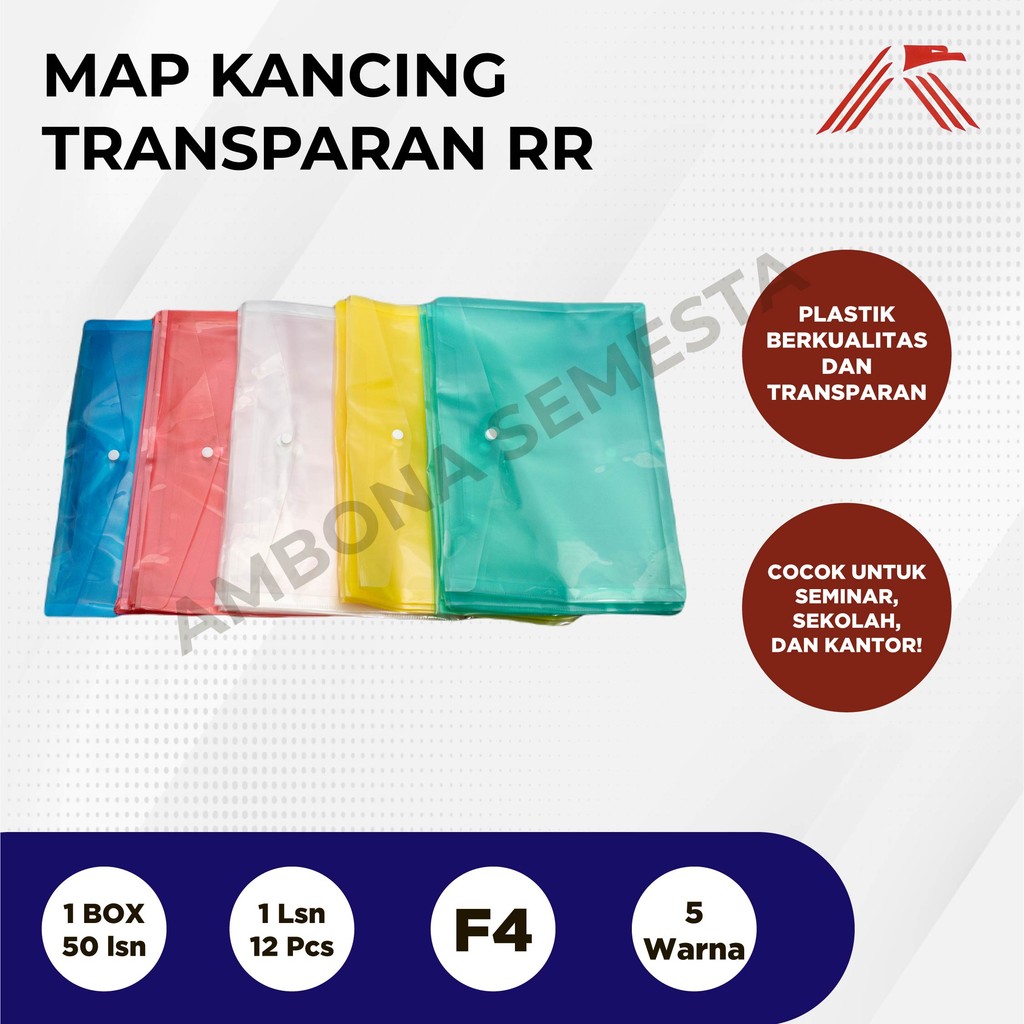 

Map Kancing Transparant RR