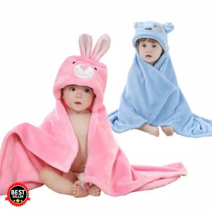 Selimut Bayi Tebal / Baby Blanket / Selimut Topi Bayi (hoodie) / Selimut Tidur Bayi BS-03 Selimut Ba