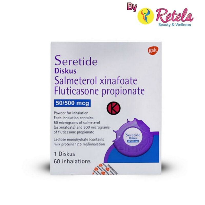 SERETIDE DISKUS 50/500 INHALER 1 DISKUS @ 60 DOSIS