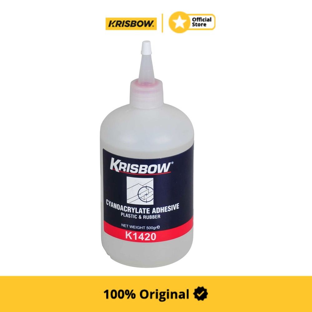 Krisbow Bond Plastic & Rubber Lem Plastik Karet 500 gr K1420