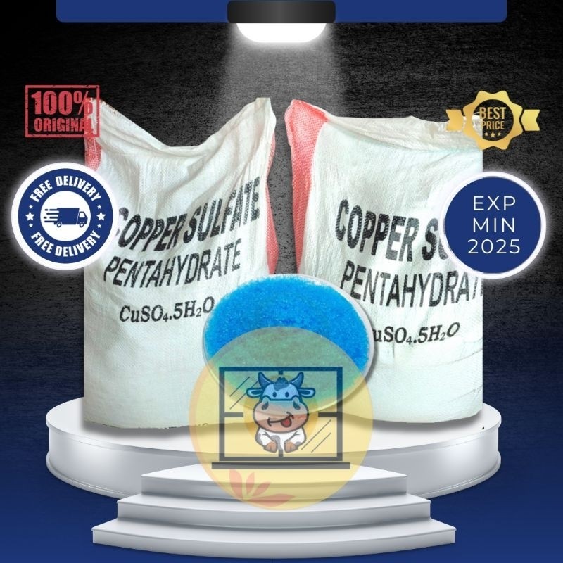 Copper Sulfate - Terusi - Tembaga Sulfat untuk Sapi PMK