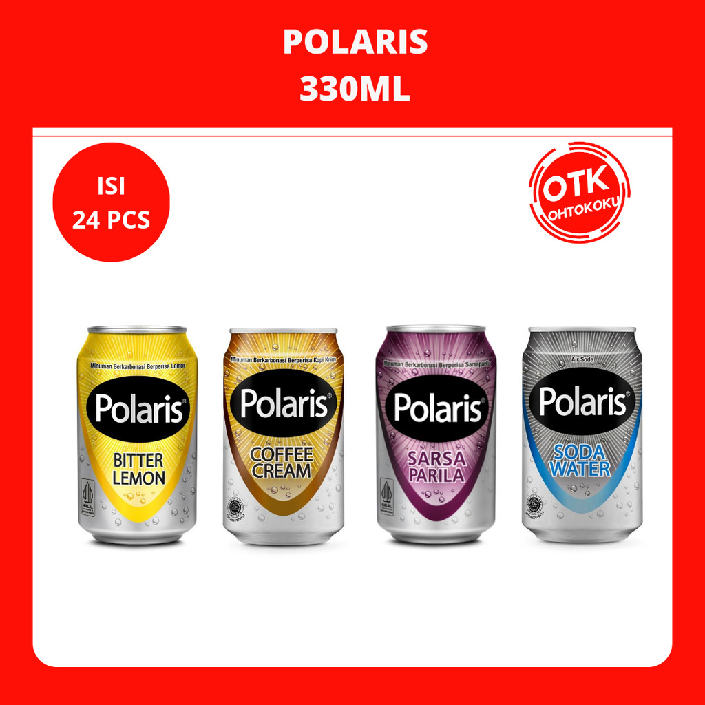 

Polaris Minuman Berkarbonasi 330ml Kaleng x 24 pcs