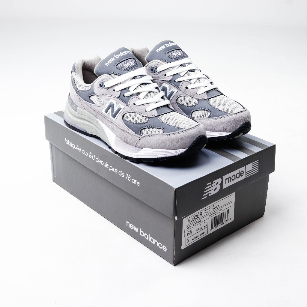 (ZEEZ) Sepatu New Balance M992GR Grey