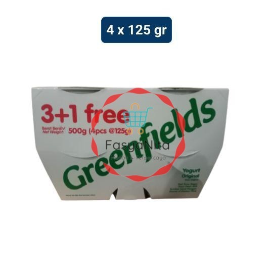 

Greenfields Stirred Yogurt Original 4 x 125 gr - Fasyanita Denpasar