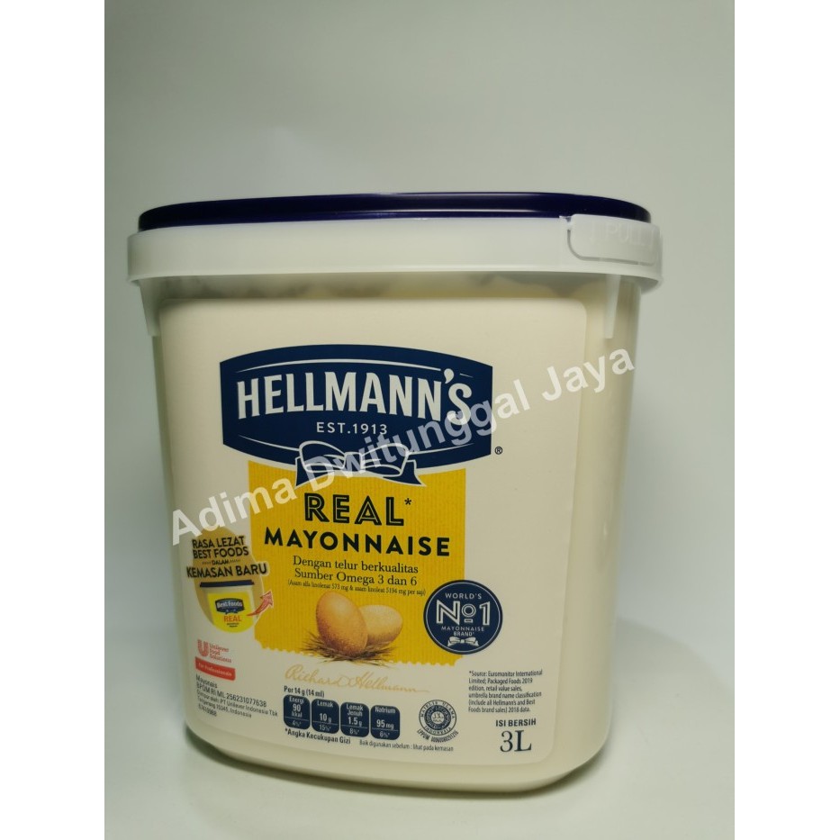 

Mayonnaise Hellmann's 3 ltr / Mayonnaise / Mayones