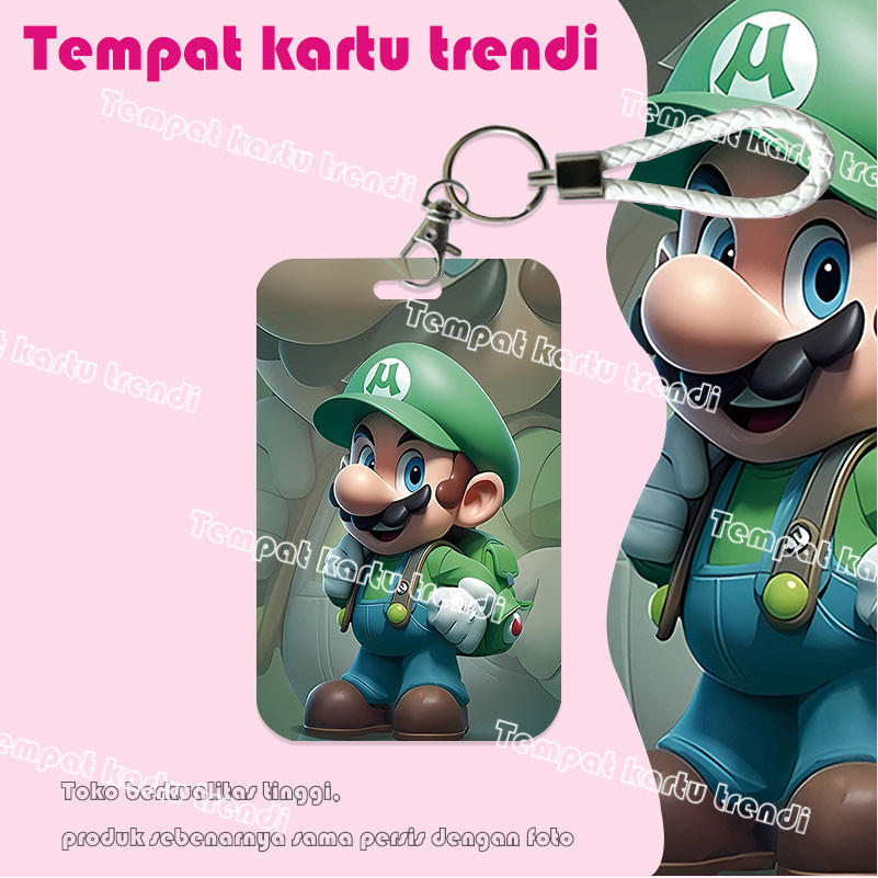 

ID Card Holder, Tempat Kartu Super Mario Bros, Cocok untuk Kantor/Sekolah, Kartu Pelajar/Kartu Transportasi, Kartu Akses, KTP, Flazz, Kartu Kredit Elektronik dan Uang Elektronik.