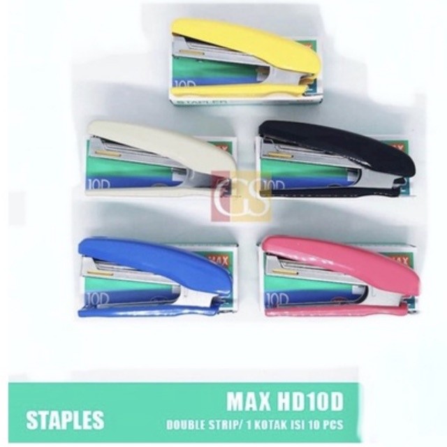 

Stapler Max HD 10D Original / Staples kecil Hd-10D MAX Ori