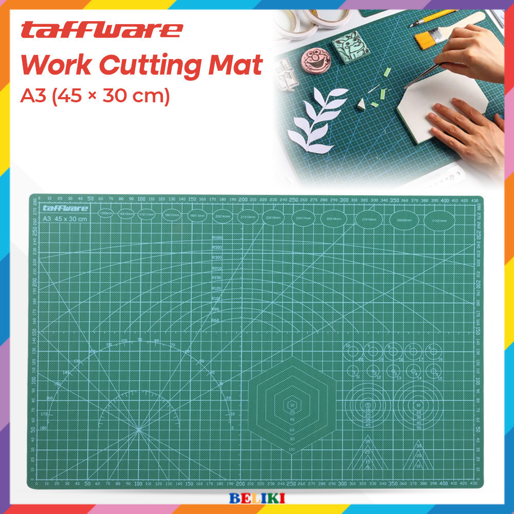 

Taffware Alas Potong Work Cutting Mat Pad A3 45x30cm