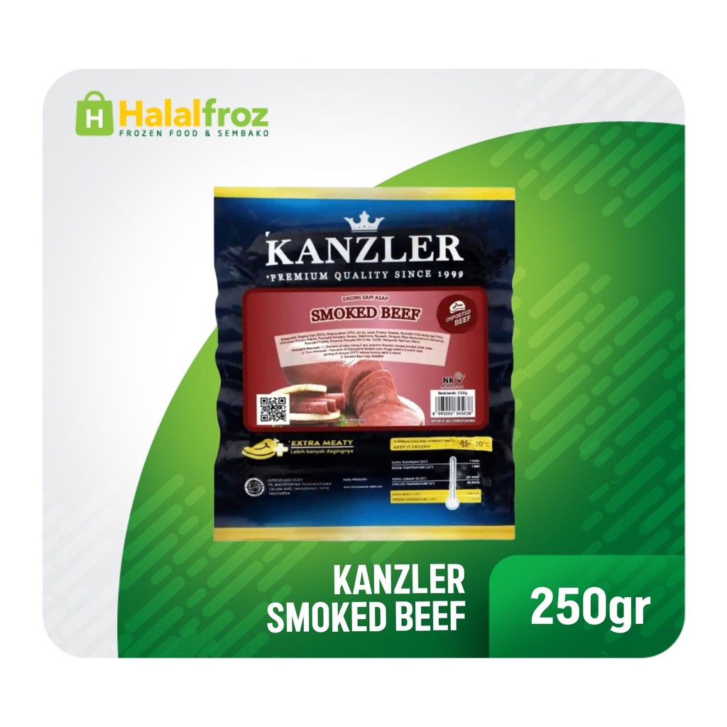 

Kanzler smoked beef 250gr HFPRS