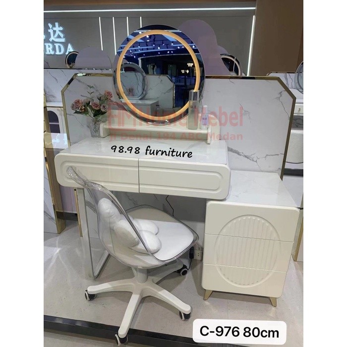Meja Rias Lampu Import 976 - Medan by Homemebel