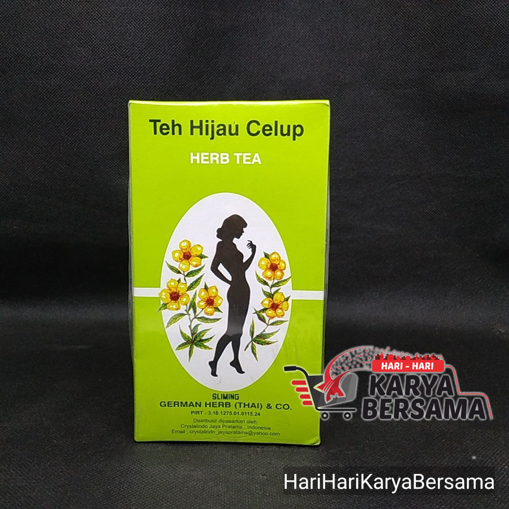 

TEH HIJAU CELUP SLIMING GERMAN HERB TEA 50'S