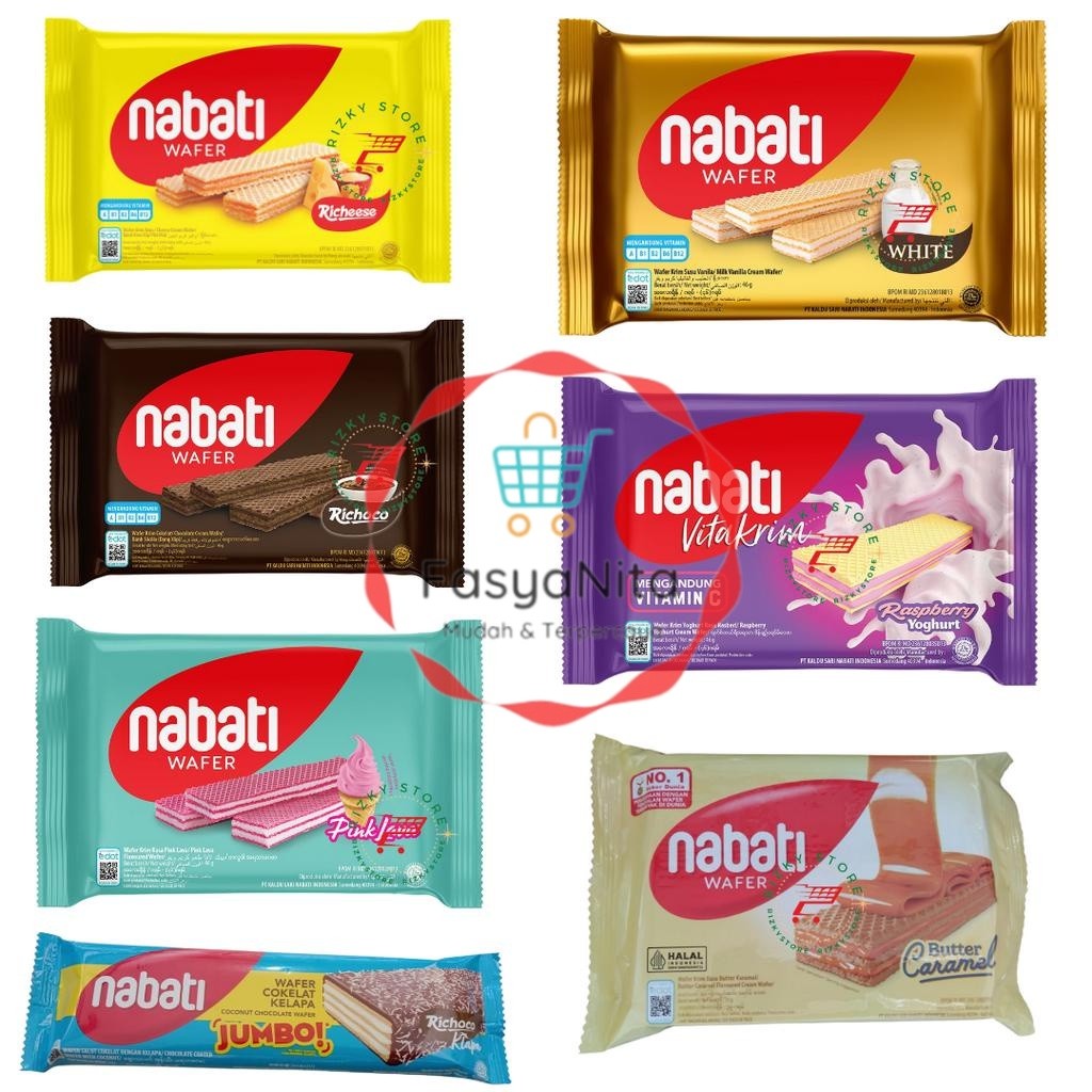 

Nabati Wafer 2000 an 6 varian - Fasyanita Denpasar