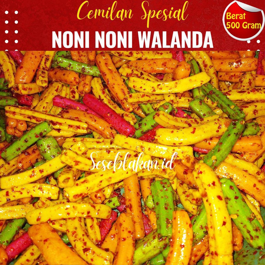 

Noni noni stik potato extra pedas daun jeruk isi 500 gr Snack Keripik Makanan Cemilan
