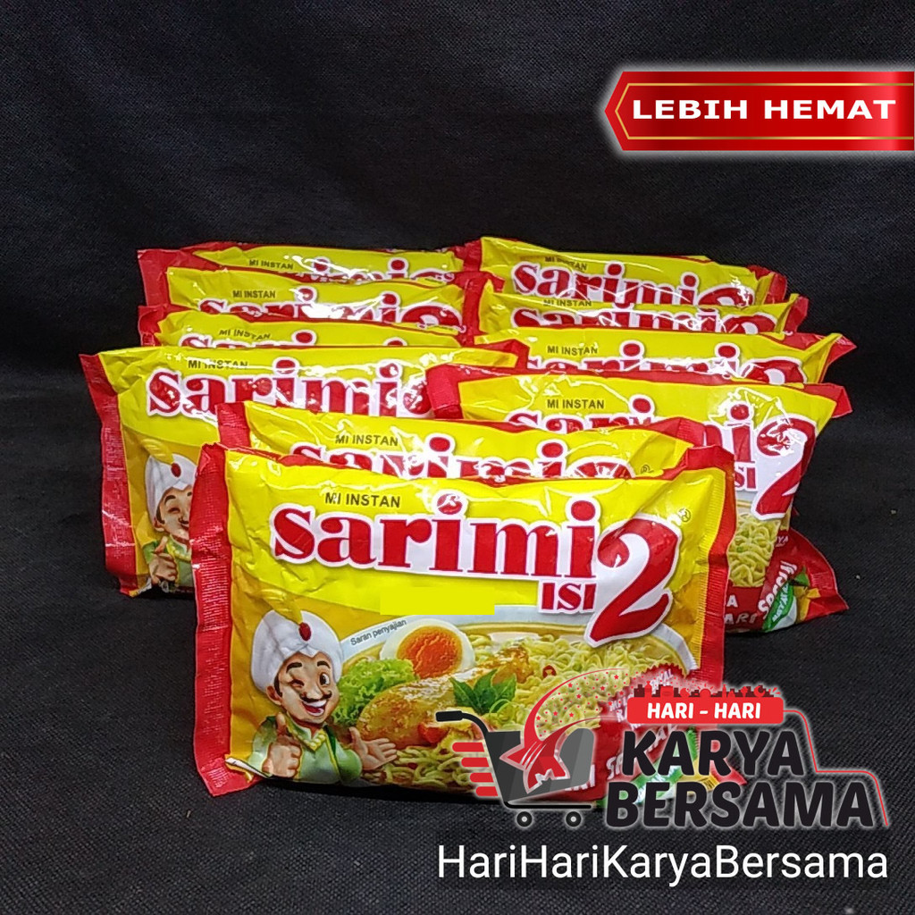 

MIE INSTAN SARIMI ISI 2 RASA KARI SPESIAL PACK 10'S X 115GR