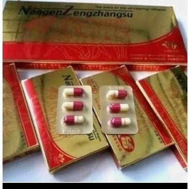 ( Privasi Aman) Nangen Zengzhangsu-Asli Original Suplemen Herbal Pria Isi 12 Kapsul originalbergaran