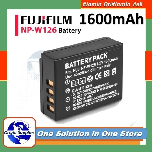 Battery FujiFilm NP-W126 Baterai FUJI XT100 XA7 XA3 XA5 XT10 XT20 XA20