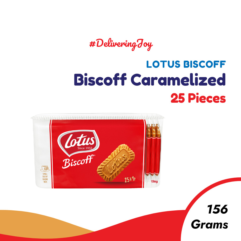 

✨ TOMOTOSTORE ✨ LOTUS Biscoff Caramelized 156.25 gr ( isi 25 pcs )