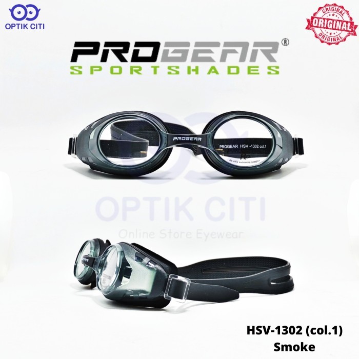 Frame Kacamata Renang Minus Pria Wanita Sporty PROGEAR SPORT SMOKE HSV 1302 Original