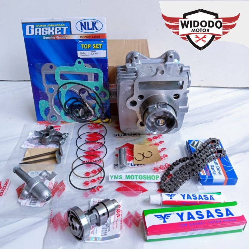 Paket Blok Seher Komplit Suzuki Smash 110 New,Smash 110 Old ORI SGP