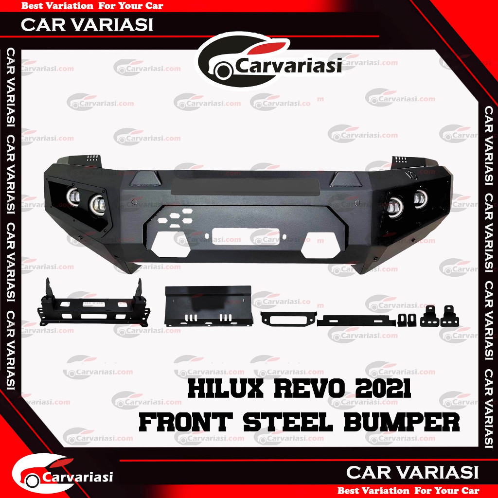 STEEL FRONT BUMPER HILUX REVO BUMPER GUARD HILUX REVO LR15 PULLBAR HILUX