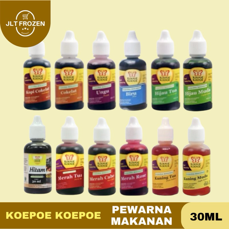 

Koepoe Koepoe Kupu Kupu Pewarna Makanan all Varian 30 ml