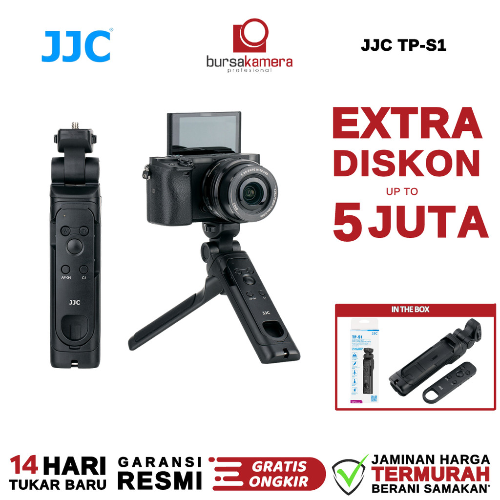 JJC TP-S1 Shooting Grip Wireless Bluetooth Remote Sony GP-VPT2BT JJC TP S1 GARANSI RESMI