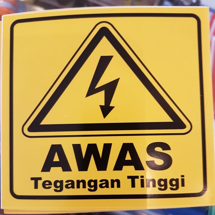 

JUAL LABEL SIGN K3 STICKER SAFETY AWAS TEGANGAN TINGGI