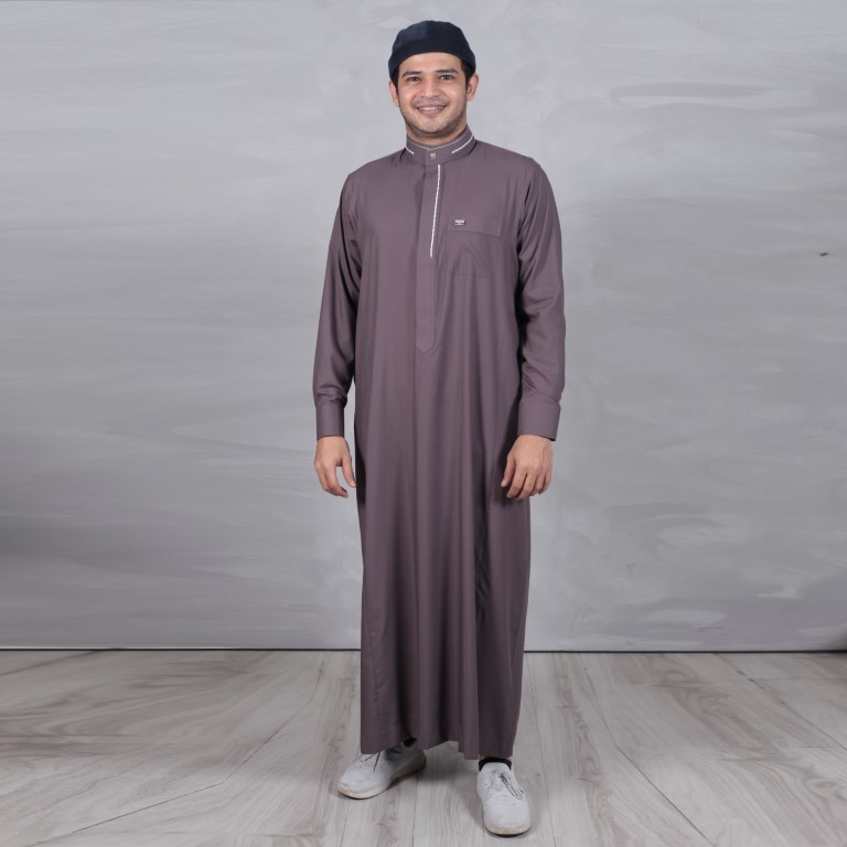 Qori Apparel Jubah / Gamis Nuqadah Al Asadi (Lengan Manset) NUQ-2