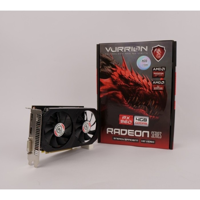 VGA VURRION RX 560 4GB GDDR5 128Bit GAMING VGA ORI