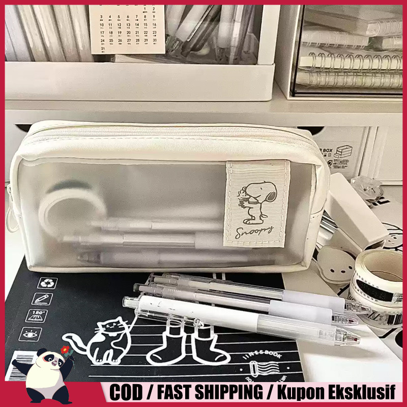 

Transparent Pencil Case Cute Large Capacity Pencil Case pensil pouch make up
