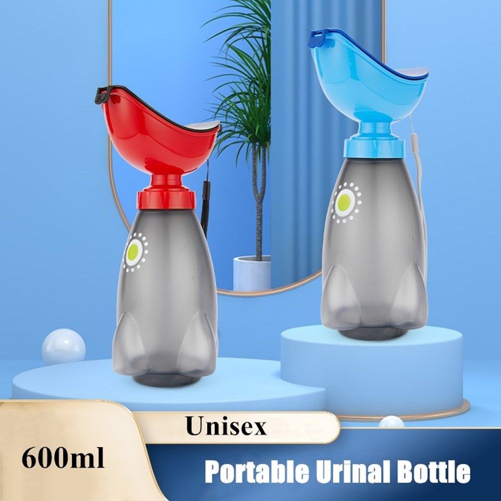 Urinal Bottle Unisex Travel Outdoor Toilet Urgent Urine Male Female 600ML Urinals Incontinence Bottl