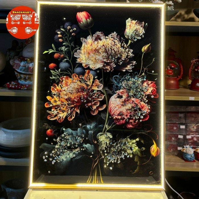 

Hampers Imlek High Grade / Hampers Imlek Lukisan 5D Lighting Premium / Hampers Imlek Premium / Dekorasi Imlek Premium / Pajangan Imlek High Grade / Pajangan Imlek Mewah / Pajangan Imlek Keberuntungan / Dekorasi Rumah Nuansa Imlek - Flower B