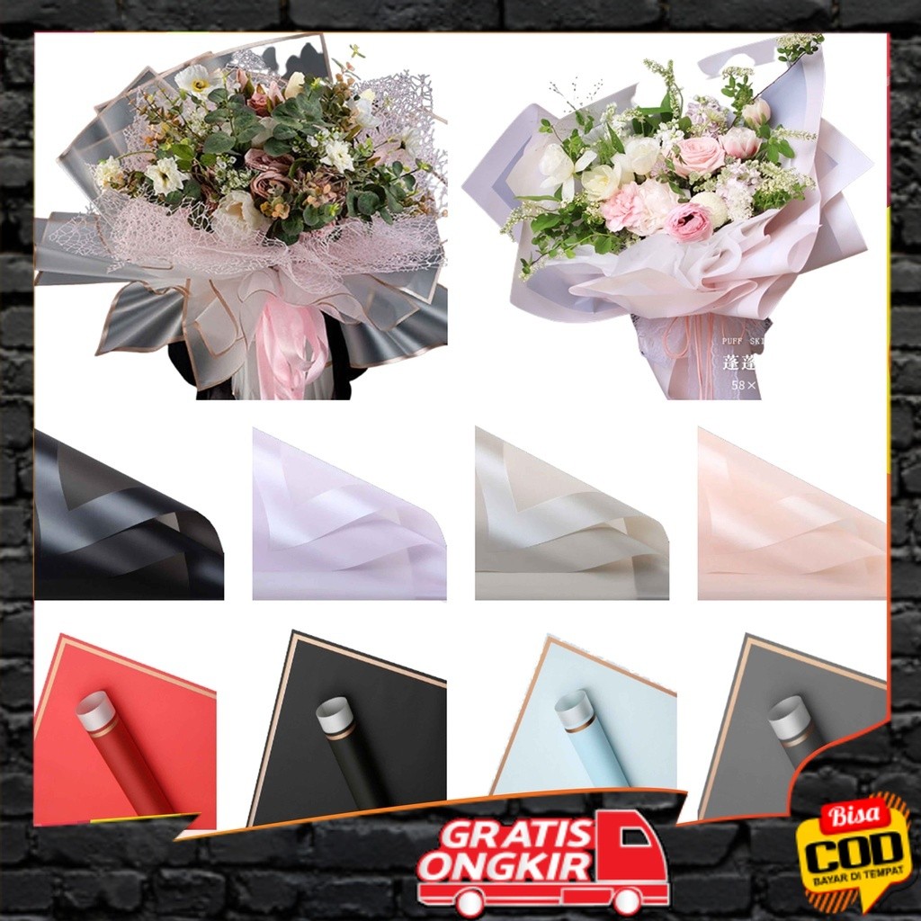 

BISA COD Kertas Buket Uang / Flower Wrapping Motif Bintang / Pembungkus Bunga / Cellophane Papper / Kertas Kado / Flower Paper / Kertas bouquet KB23 / KB27