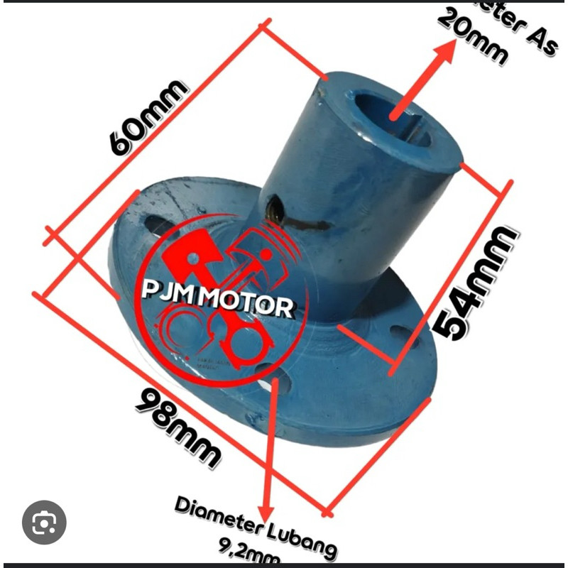 SHAFT JOINT KOPLING JOIN BOHEL UNTUK KAPAL UNTUK MESIN KECIL GX160 GX200 GX220