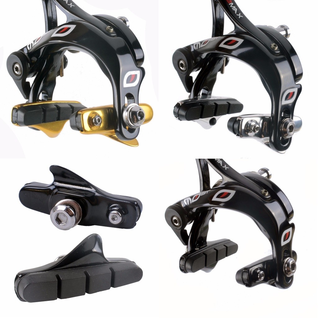 Kampas Rem Road bike U Brake shoe pad sepeda balap rim Alloy