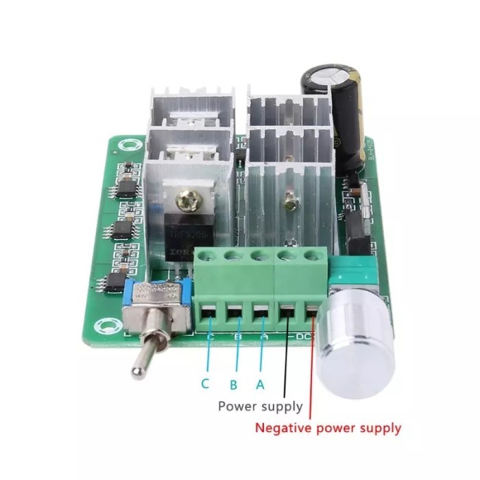 15A BLDC 3 Phase Brushless Motor Speed Controller BLDC PWM Driver