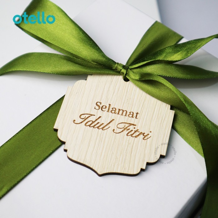 

Gantungan Idul Fitri Kayu Hang Tag Parsel Hiasan Parcel Lebaran Eid - SelamatIdulFitr