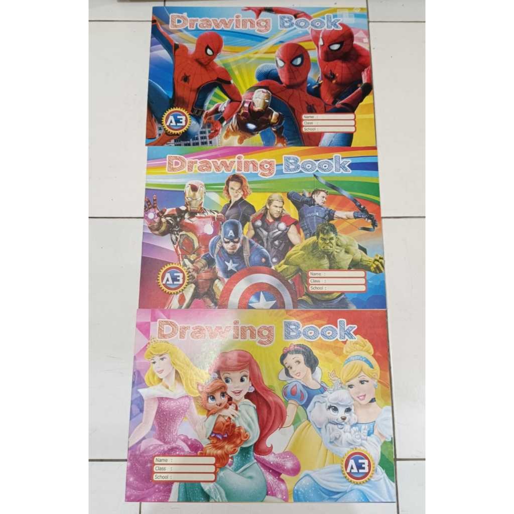 

Buku Gambar A3 Fancy (10pc)