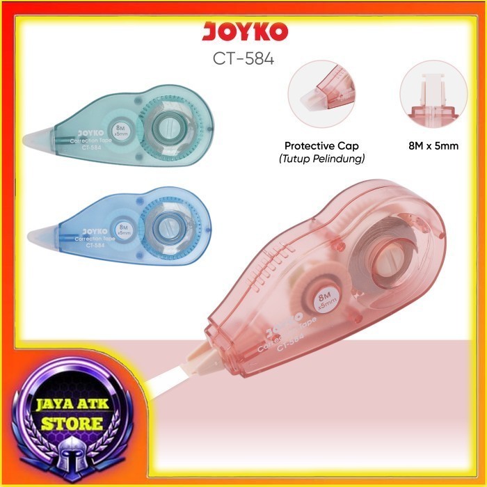 

Joyko Pita Koreksi Correction Tape CT-584 Tipe-x Kertas Penghapus Pena ECER