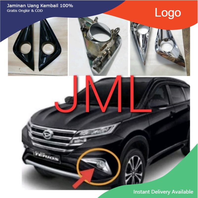 Cover/ring foglamp All new Rush/Terios 2018 - 2022. Tasya_Variasi_Mobil