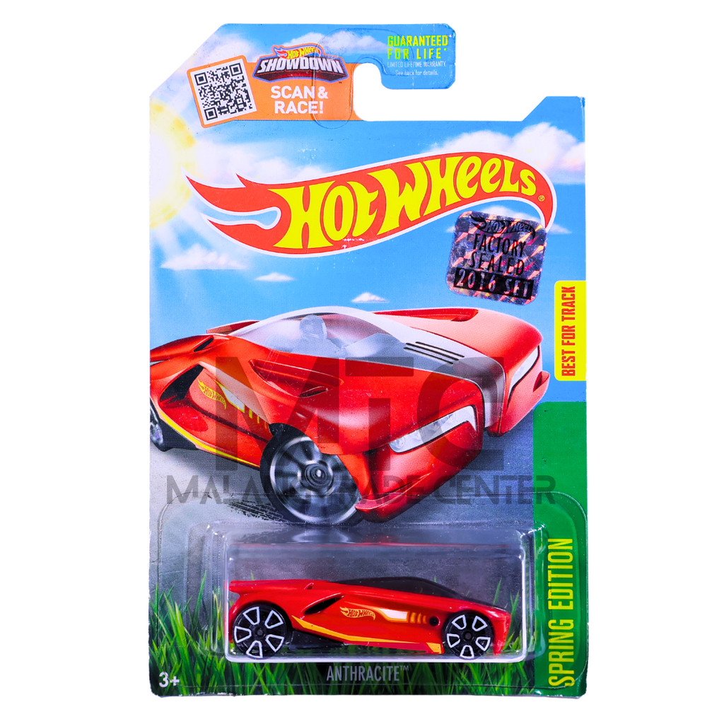 Hot Wheels Anthracite Factory Sealed 2016 Blister Jelek / Bubble Penyok Anggap Loose