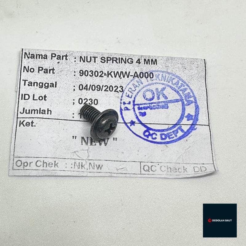 Baut Obeng M5 Baut 8 Pendek Original Universal Panjang 8Mm dodolanbaut
