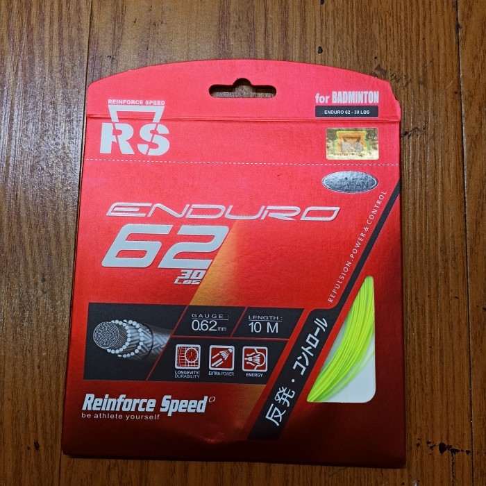Senar Badminton RS ENDURO 62 (100% ORIGINAL)