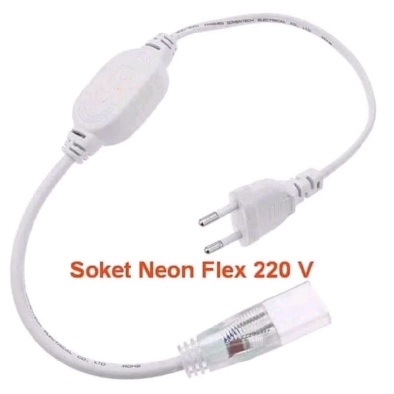 soket neon flexibel soket lampu strip / Socket Lampu RGB LED STRIP