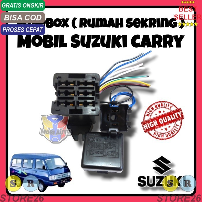 (MA) Rumah Sekring Sikring / Fuse Box Untuk Mobil Suzuki Carry Extra 1.0 / ST100