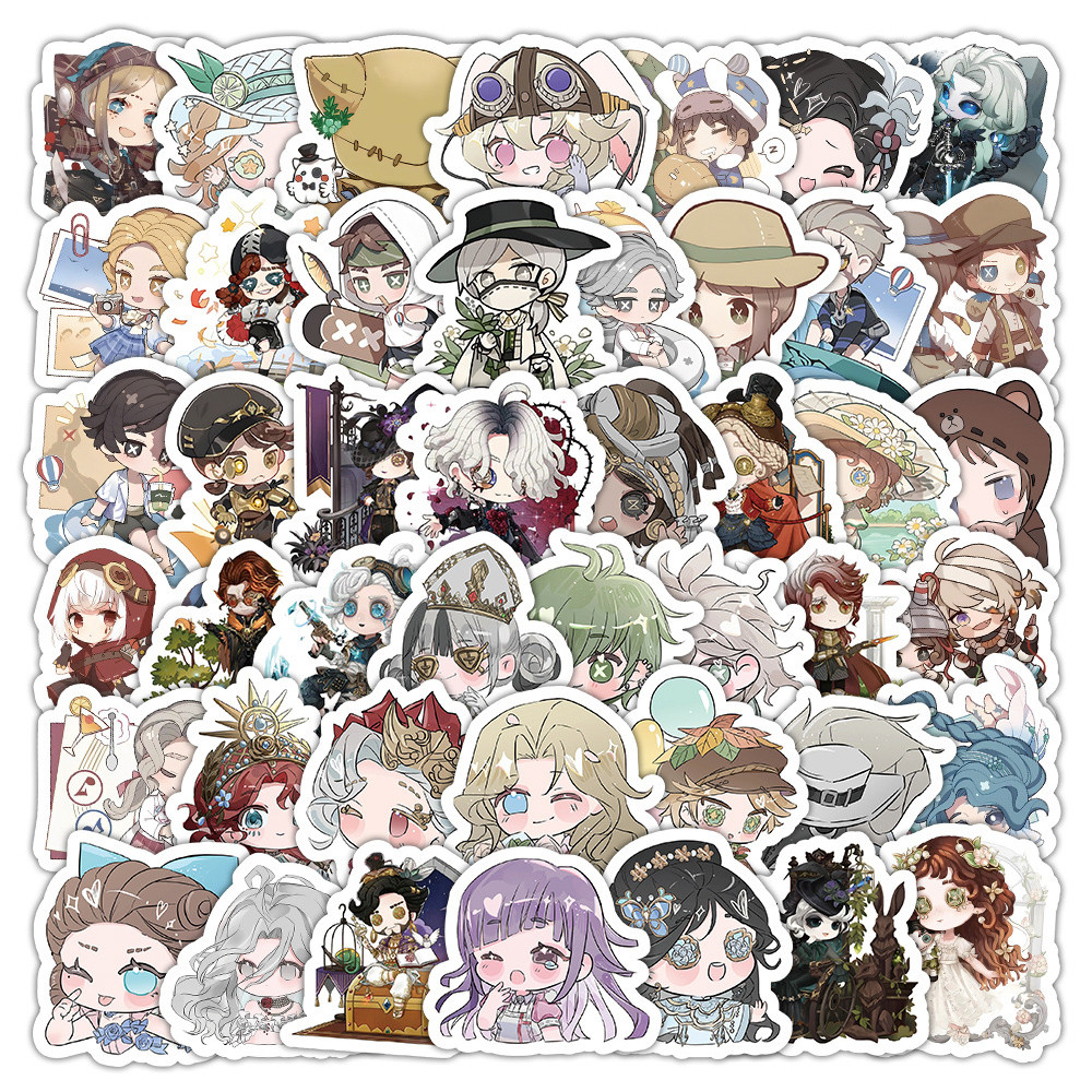 

10/30/50/100pcs Horror Funny Identity V Stickers Cartoon Game Waterproof Decal Sticker Kids Toy Graffiti Fridge Water Bottle Car